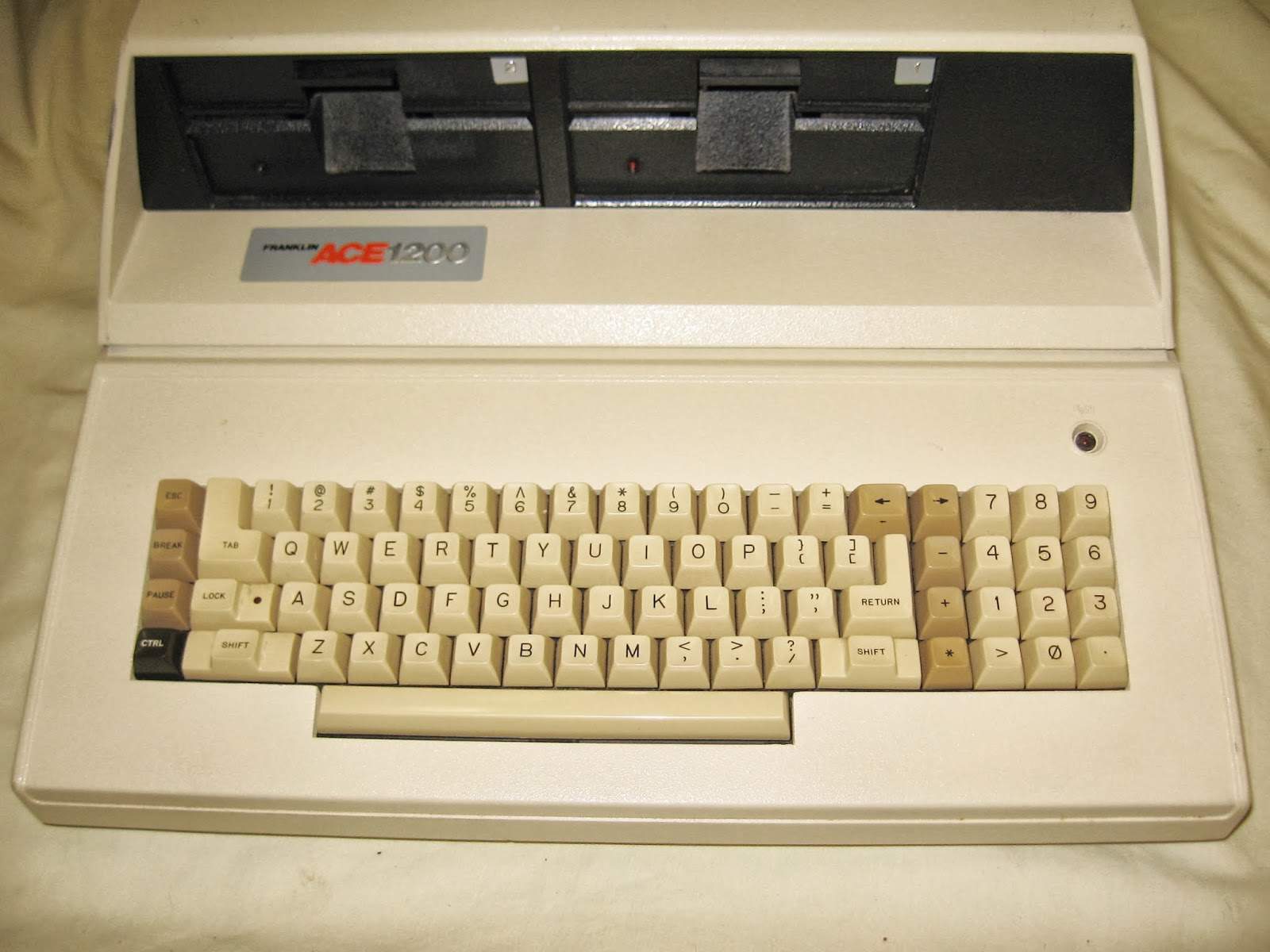The Franklin Ace 1200 was, in some ways, a literal copy of the Apple II.