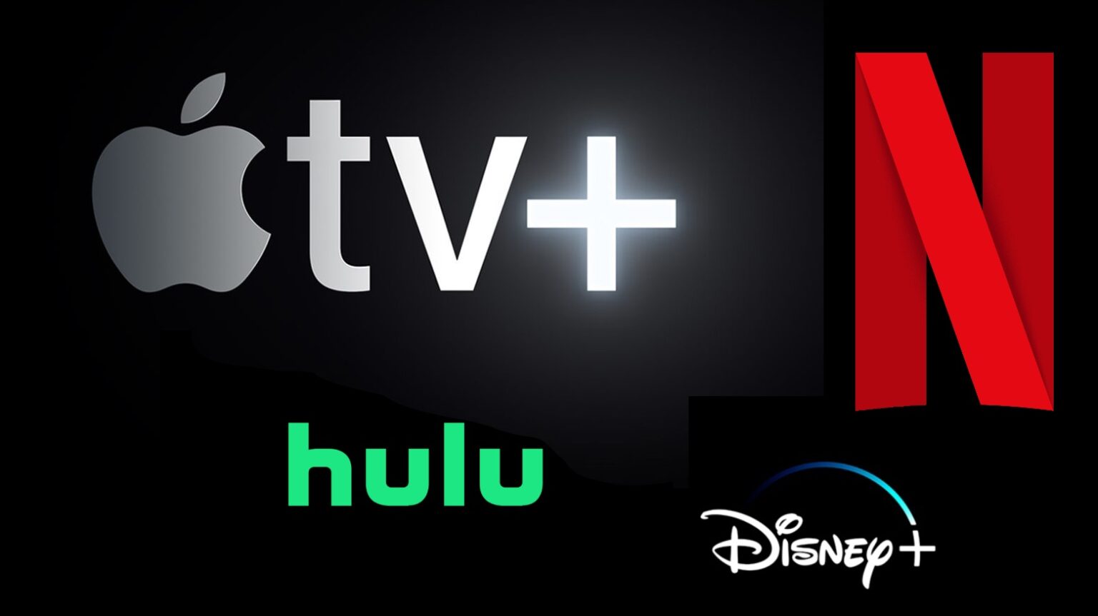 Apple TV+ best quality and other streaming service logos