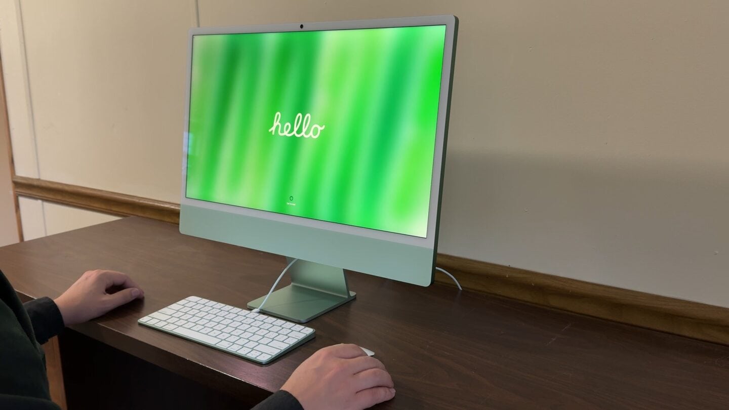 IMac Hello Set up a new iMac with the “Hello” screen
