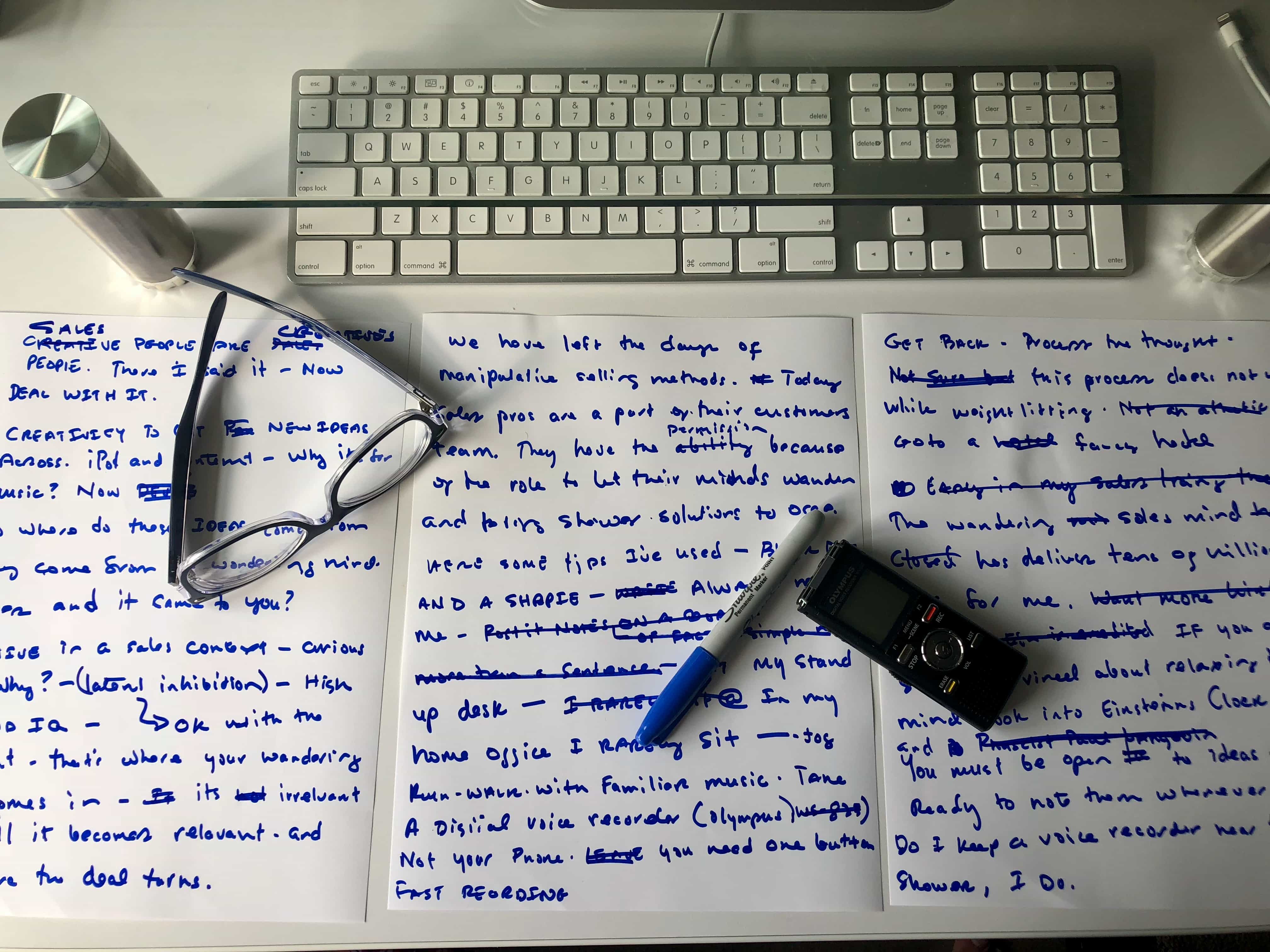 All great presentations begin with a Sharpie and then a Mac. A 