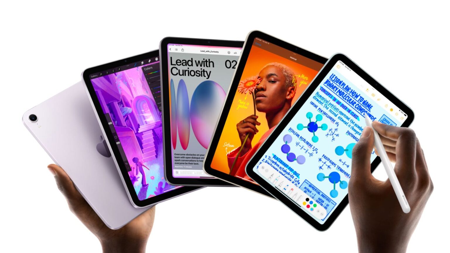 A rainbow of iPad mini 7