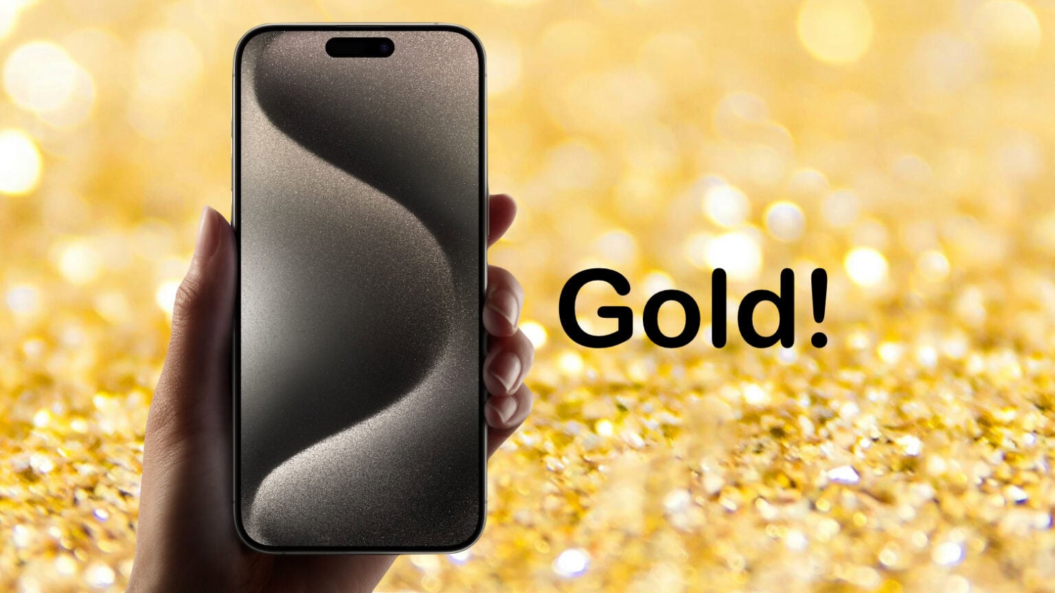 iPhone 16 Pro gold titanium concept